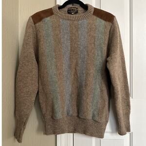 Glenhusky of Scotland 100% Pure New Wool Sweater Large